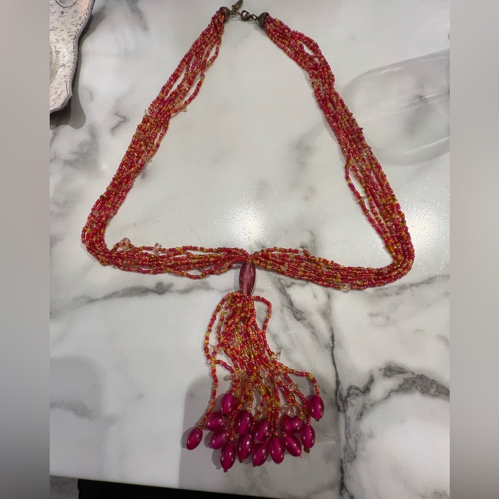 COLD WATER CREEK BEADED NECKLACE